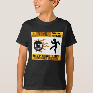 極度な低音を警告するDUBSTEP Tシャツ