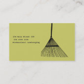 極度な園芸熊手 名刺 (裏面)