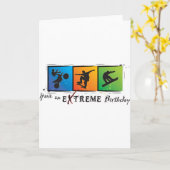 極度な誕生日 カード (黄色い花)