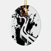 極度なBMXのライダー セラミックオーナメント (右)