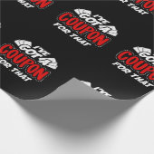 極度なCouponersは準備ができたずっとクーポンを常に切ています ラッピングペーパー (角)