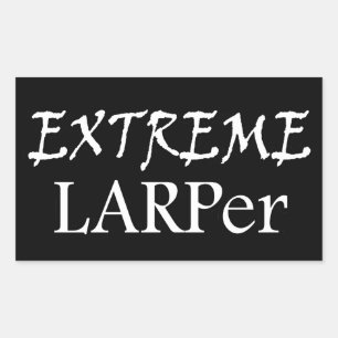 極度なLarper 長方形シール