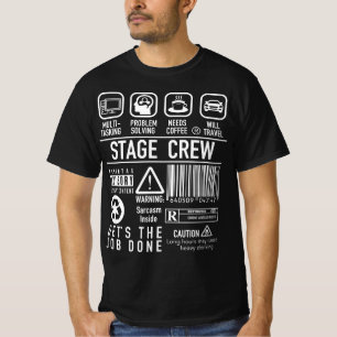 極度のおもしろいなステージ乗組員のワイシャツ-舞台裏の技術週 Tシャツ