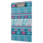 極度のおもしろいの魚およびヨットパターン クリップボード (左)