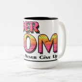 極度のお母さんのためのマグ ツートーンマグカップ (正面右)