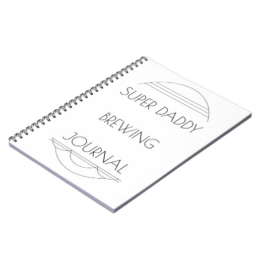 極度のお父さんの醸造ジャーナル ノートブック (左側)