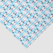 極度のかわいいかわいいのバニーおよびパンダ 薄葉紙 (詳細)