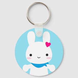 極度のかわいいかわいいのバニー キーホルダー