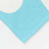 極度のかわいいかわいいのバニー フリースブランケット (角)