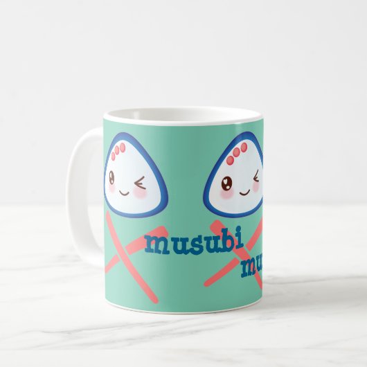 極度のかわいいのMusubiの殺害のマグ コーヒーマグカップ (正面左)