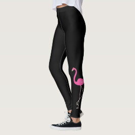 極度のかわいいピンクのフラミンゴのレギンス レギンス