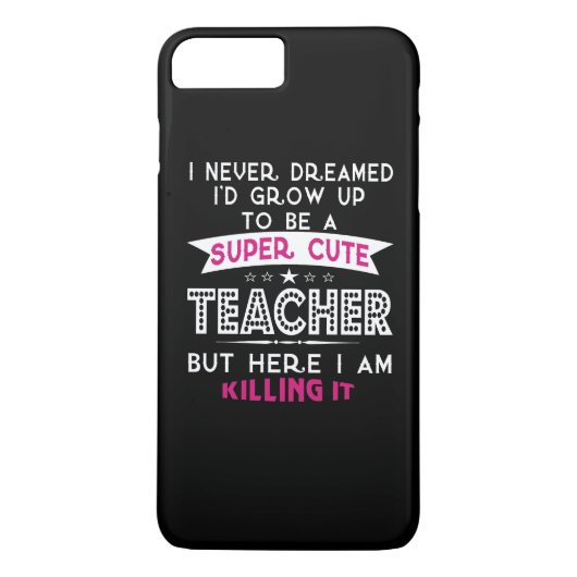 極度のかわいい先生 Case-Mate iPhoneケース (裏面)