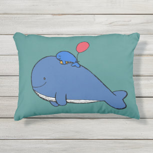極度のかわいい屋外のクジラの枕 アウトドアクッション