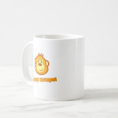 極度のかわいい猿 コーヒーマグカップ (正面左)