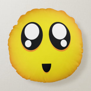 極度のかわいいemoji ラウンドクッション