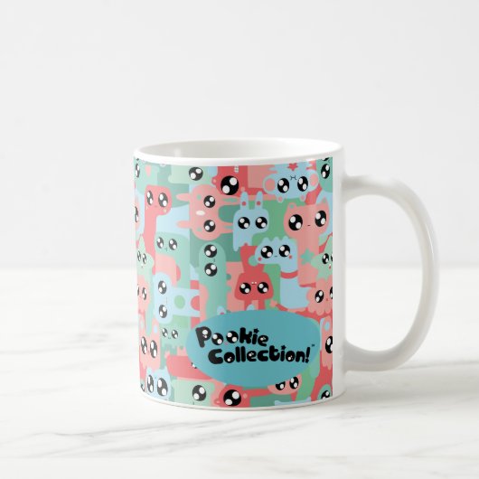 極度のかわいいPookie コーヒーマグカップ (右)