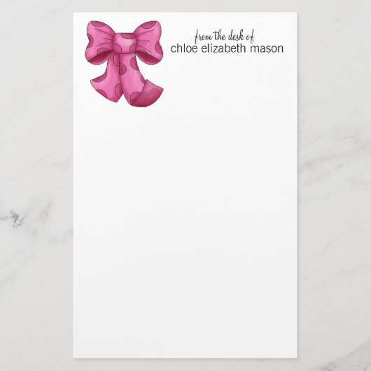 極度のかわいくガーリーな物の文房具 便箋 (正面)