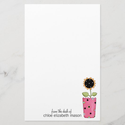 極度のかわいくガーリーな物の文房具 便箋 (正面)