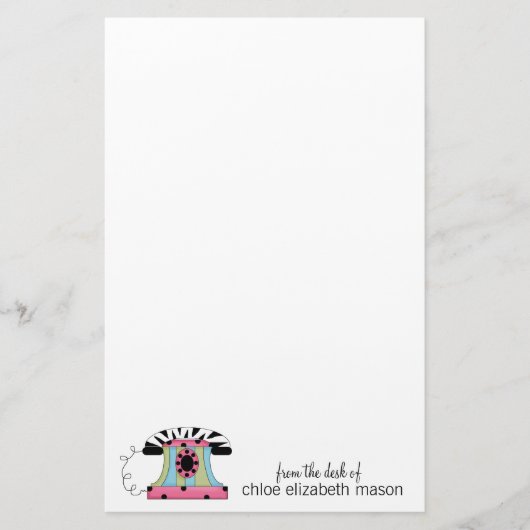 極度のかわいくガーリーな物の文房具 便箋 (正面)