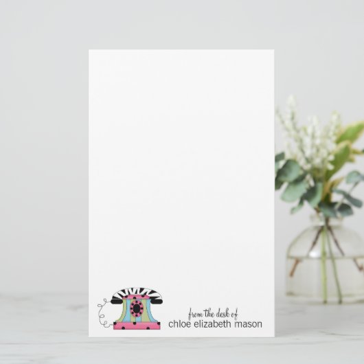 極度のかわいくガーリーな物の文房具 便箋 (スタンド正面)