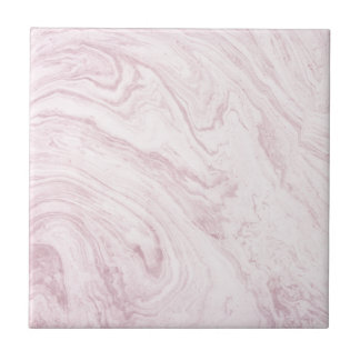 極度のガーリーなピンクの大理石の抽象美術の渦巻! タイル