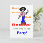 極度のクールなパーティの招待状 招待状 (スタンド正面)