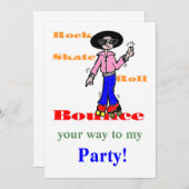 極度のクールなパーティの招待状 招待状 (正面/裏面)