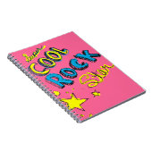 極度のクールなロックスター ノートブック (右側)