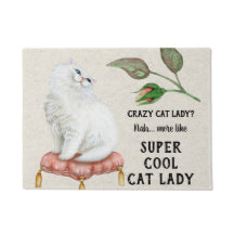 極度のクールなHip Typography猫の女性ペルシャ