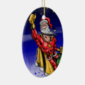 極度のサンタクロース セラミックオーナメント (右)