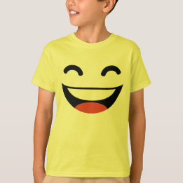 極度のスマイルのemoji tシャツ
