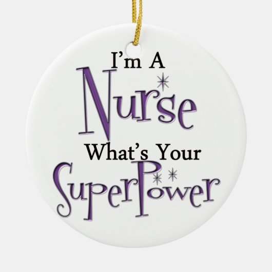 極度のナース セラミックオーナメント (正面)