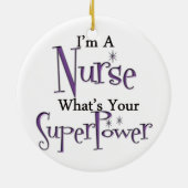 極度のナース セラミックオーナメント (裏面)