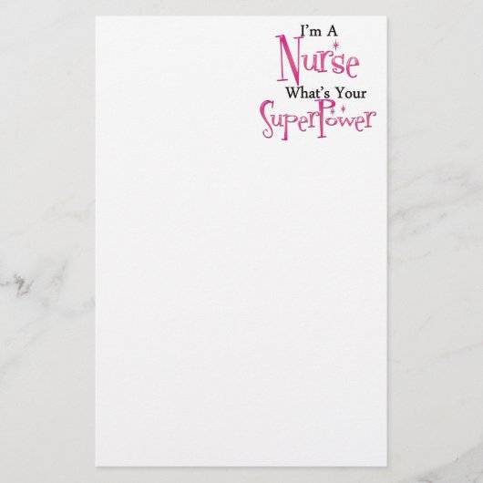 極度のナース 便箋 (正面)