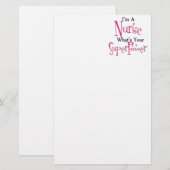 極度のナース 便箋 (正面/裏面)