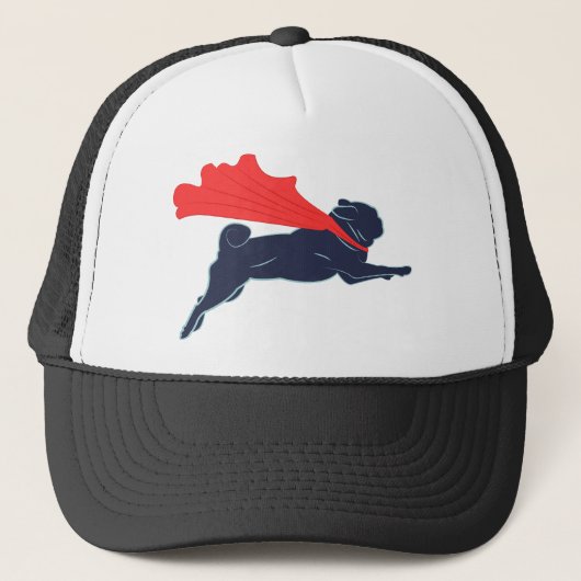 極度のパグの帽子 キャップ (正面)