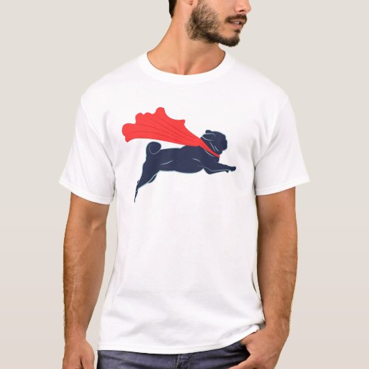 極度のパグのTシャツ Tシャツ (正面)