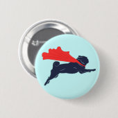 極度のパグボタン 缶バッジ (正面&裏面)