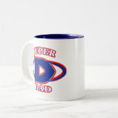 極度のパパのコーヒー・マグ ツートーンマグカップ (正面左)