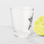 極度のパパの灰色 ショットグラス (左)