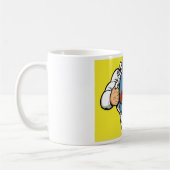 極度のパパの英雄のコーヒー・マグ コーヒーマグカップ (左)