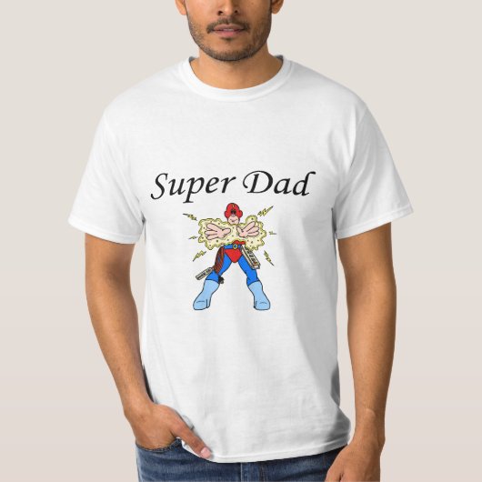 極度のパパ(電気) Tシャツ (正面)