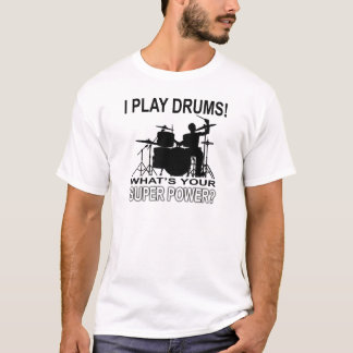 極度のパワー白 Tシャツ