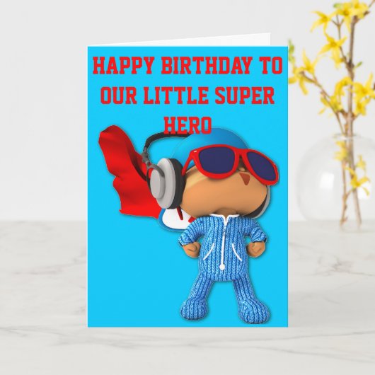 極度のピーカブー カード (黄色い花)