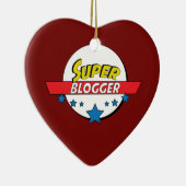 極度のブロガー、#Blogger セラミックオーナメント (右)