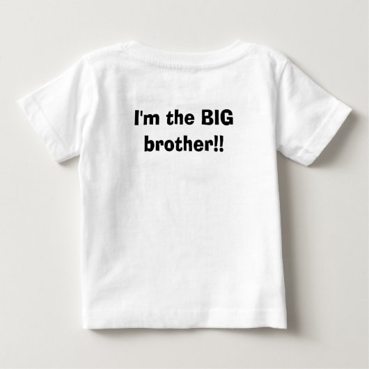 極度の兄弟Charley ベビーTシャツ (裏面)