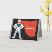 極度の先生お父さん カード (黄色い花)