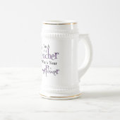 極度の先生 ビールジョッキ (正面右)