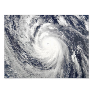 極度の台風Lupit フォトプリント
