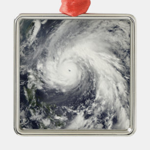 極度の台風Megi メタルオーナメント